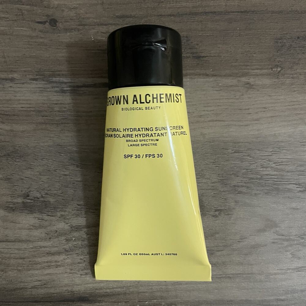GROWN ALCHEMIST NATURAL HYDRATING SUNSCREEN 1.69 OZ NIB Exp 02/2026